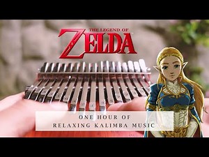 【1 HOUR】 Zelda's Lullaby Relaxing Kalimba Cover for Sleeping, Studying & Working