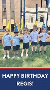 Happy birthday, Regis! 🥳🎂🎈 We are happy to celebrate 34 years of a strong legacy rooted in Catholic faith and an all-boys education. Regis opened its doors on August 19, 1991, and boasted 38 boys that first year. And 33 years later, we still remain true to our values and commitment to educating scholars and gentlemen in the Sacred Heart tradition, with more than 320 students! Our international network of schools is present in over 40 countries. To help celebrate Regis’ birthday we had Faculty