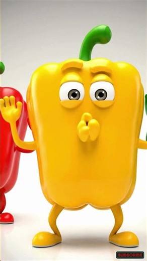 Colorful Peppers Jam! #peppers #animation #funny #cartoon #vegetables #shorts #food
