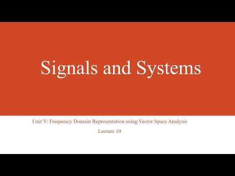 Frequency Domain Representation using Vector Space Analysis