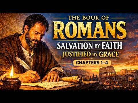 Sleep Peacefully with the Book of Romans 1–4 | KJV Bible Reading |Animated bible story