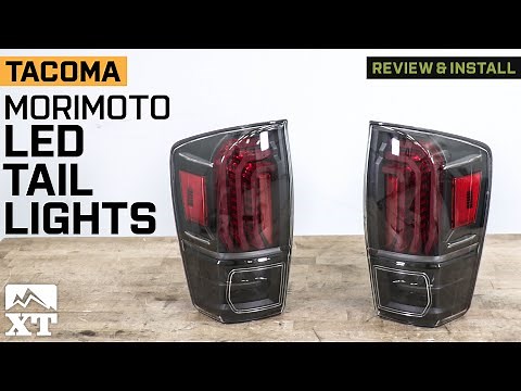 2016-2023 Tacoma Morimoto XB LED Tail Lights; Black Housing Review & Install