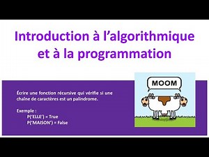 Récursivité #3 : Vérifier si une chaîne de caractères est un palindrome