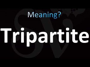 How to Pronounce Tripartite (CORRECTLY!)