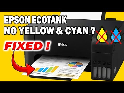 Epson L3210, L3250, ET-2400 Not Printing Yellow & Cyan | Easy Fix