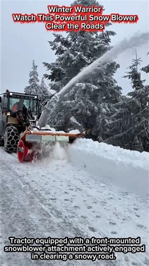 Winter Warrior | Watch This Powerful Snow Blower Clear the Roads