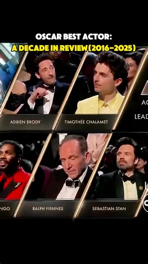 A Decade of Best Actor in Review(2016-2025) #DecadeBestActor #Oscars #MovieIcons#DecadeReview