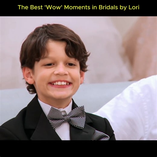 Mini Monty is totally going to grow up to be a bridal consultant. | Cristian Daniel