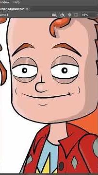 Adobe Animate: Add Mouth Lines Across 8 Frames (F6 Keyframes)