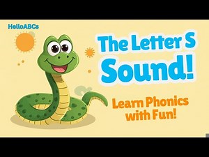 Learn Letter S Phonics Sound For Kids | Preschool ABC Learning Video ‪@HelloABCs‬ #phonicsforkids