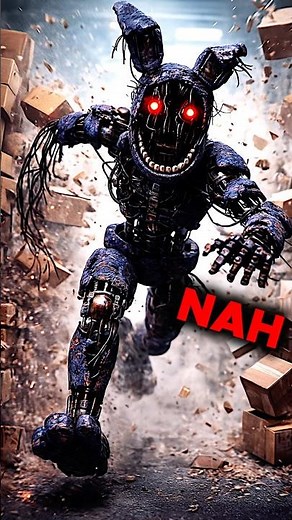 IGNITED BONNIE IS INSANELY FAST #shorts #fnaf