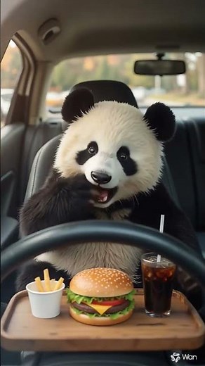 Burger Taste Test with Panda 🍔🐼|Animation AI