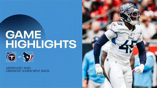Arden Key and DreMont Jones Team Up for Sack on Stroud | Game Highlights