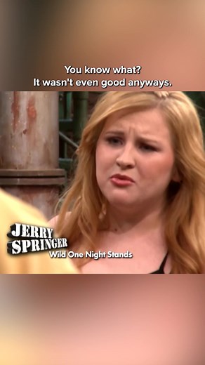 Unfiltered Episodes of Jerry Springer Show - Bad at Cheating Confession
