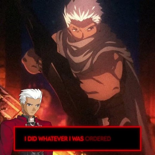 Shirou Emiya and Archer Emiya