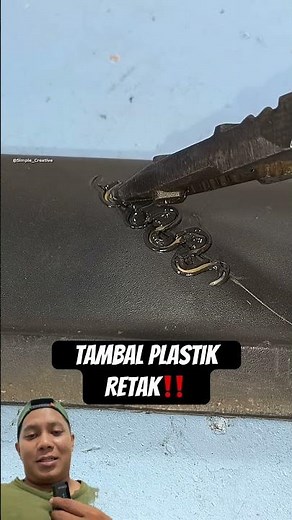 How to patch cracked plastic #shorts #craft #diy #construction #carpentry