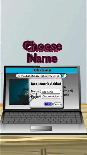 How to Add BOOKMARK in CHROME BROWSER