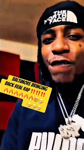 He might be one of the hardest yn’s from Baltimore 🔥🔥 🤧🔥🔥🔥#ytshort #foryou #rap