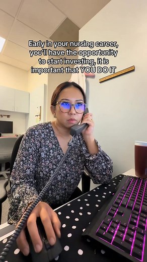 Your future self will thank you. If you invest early, you’ll have more options later in life. I invested in my late 20s, hit coast FI, now I get to work a job I like all while pursuing my creative passions. Next up, working part time in a local cafe or bookstore #nursewhoinvests | Nursing Flowsheet