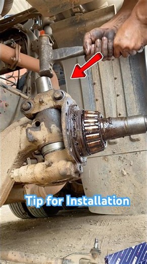 Technique for install the bolt quickly. #asmr #tips #tools #repair #skills #truck #viral #shorts