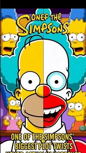 Krusty the Clown Was Originally Homer Simpson #shorts