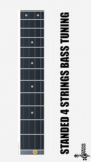 How to tune your bass guitar ? Standed GDAE Tuning #basslesson #basstabs #chamisbass #shorts