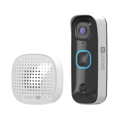 SwannBuddy4K Video Doorbell with SwannShield AI Voice Assistant | SWIFI-4KBUDDY