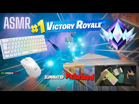 Satisfying Keyboard & Mouse Sound Highlights | Fortnite ASMR