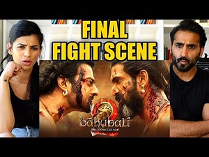 BAHUBALI 2 FINAL FIGHT SCENE REACTION!! | Prabhas | Baahubali 2 Climax Scene