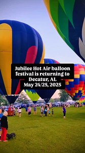 Y'all be sure to check out this free event in Decatur! Jubilee Hot Balloon Classic. . #alabama #visitnorthal #visitalabama #decaturalabama #DecaturAL #HotAirBalloonFestival | Huntsville Adventurer