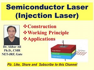 Semiconductor Laser (Injection Laser), Introduction, Construction, Working Principle and Application