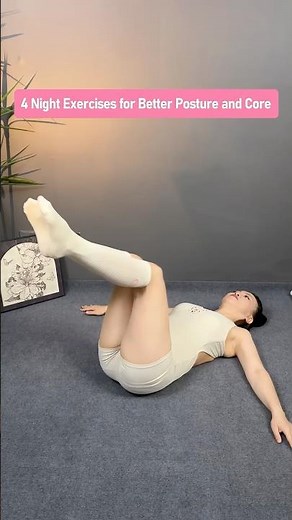 Do These 4 Bedtime Exercises Every Night to Tighten Your Lower Belly and Core