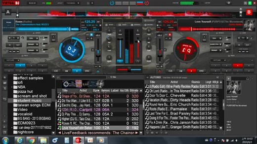 VirtualDJ(中文)教学(139) 简单试接Roses与Love Yourself
