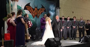 Wonder Woman and Batman wedding unites superhero couple at Capital City Comic Con