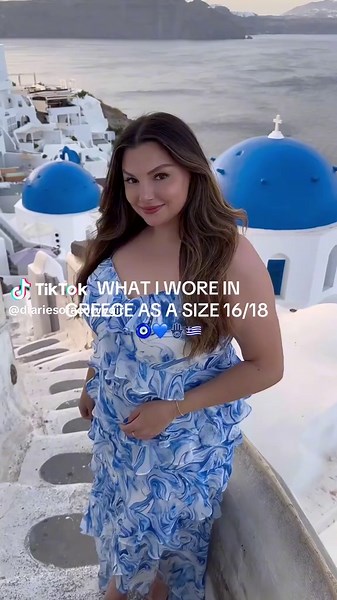 Greece Vacation Outfits for Plus Size Girls