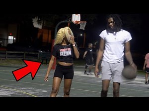 1v1 STRIP BASKETBALL CHALLENGE AGAINST MY PRETTY FRIEND **GONE RIGHT 😈