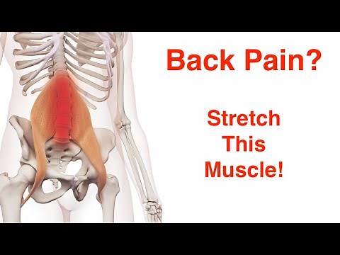 No More Back pain with the Psoas muscle stretch
