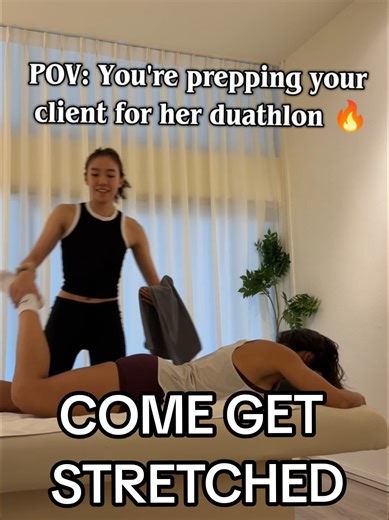 Assisted Stretch Therapy for Duathlon Prep