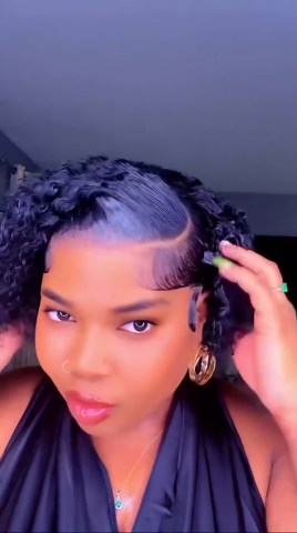 Pixie Cut Wig Human Hair Stylish Curly Short Bob Wig Deep Wave 13x4 Lace Front Glueless Curly Human Hair Wigs for Black Women Natural Look Full Volume Lace Frontal 6 Inch