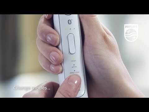 How to change modes of a Philips Sonicare toothbrush