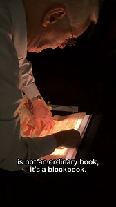 Can you find the secret hidden within this rare book? 📖 🔦 Uncover hidden watermarks in the pages of this blockbook with our curator Steve! | The Huntington Library, Art Museum, and Botanical Gardens