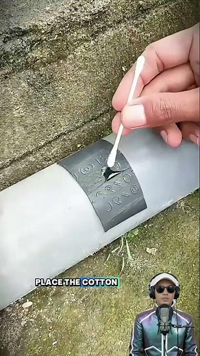 simple idea to patch a hole in PVC pipe