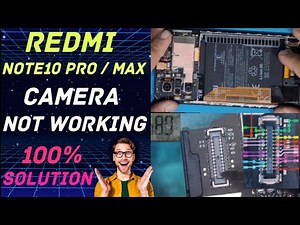 Redmi Note10 Pro / Max Front Camera Not Working Repair With Schematic Knowledge Full Tutorial 🔥