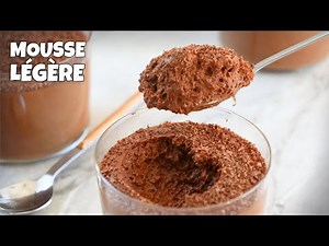 The Best Light and Low-Sugar CHOCOLATE MOUSSE - Quick and Easy Recipe