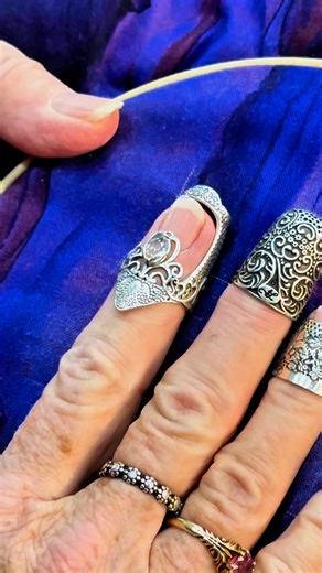 10K views · 304 reactions | ✨Thimble Types Part 1✨Did you know that there are different thimbles, each designed for a specific purpose? Stay tuned for a series explaining all the types of thimbles we offer and their uses! #sewingtools #thimblesforyou #thimble #thimbles #silversmith #antiqueinspired #vintageinspired | Thimbles for You | Facebook