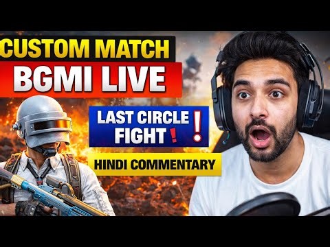 BGMI LIVE | Rank Push 🔥 No Camp Only Rush + Live Commentary | ATOMICYT #atomicyt #room #custom