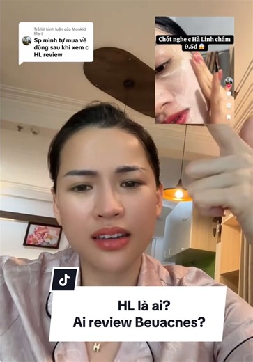 Trả lời @Monkid Mart HL LÀ AI? Nếu không phải là Hà Linh thì là ai? Chắc chắn là chị Phương! #beuacnes