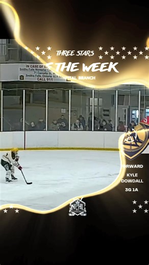 Congratulations to #23 Colin Doyle on being named the NPHL 1st Star of the Week! ⭐️🏒 | Tweed Oil Kings