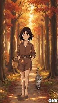 🍂 Whispering Autumn Days Cozy Cottage Life & Gentle Leaf Gathering Story 🍁