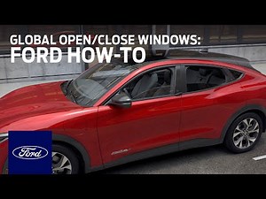 Ford Mustang Mach-E: Global Open/Close Windows | Ford How-To | Ford